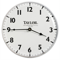 Taylor Precision 166 Hotel Alarm Clocks Case of 5