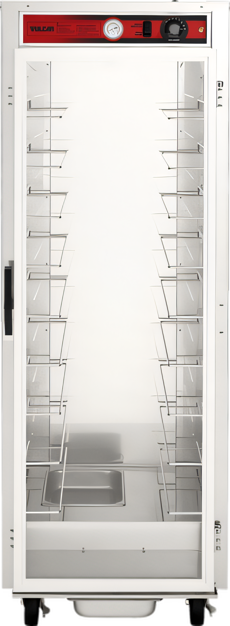 Product image #1 for Vulcan 18-Pan Mobile Non-Insulated Heated Holding and Proofing Cabinet with Glass Door, Stainless Steel, 120V