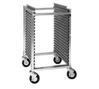 Cres Cor Mobile Work Stand for Small Appliances, Open Top, 18-Pan Capacity, Aluminum Frame