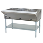 Thumbnail image #1 for Eagle Group HT3-NG-3VP 48-Inch Natural Gas Open-Base Hot Food Table with 3 Dry Wells for 12 x 20-Inch Pans Case of 3