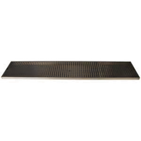 Micro Matic Surface Mount Stainless Steel Drip Tray Trough with Perforated Screen, 39 Inch x 8 Inch