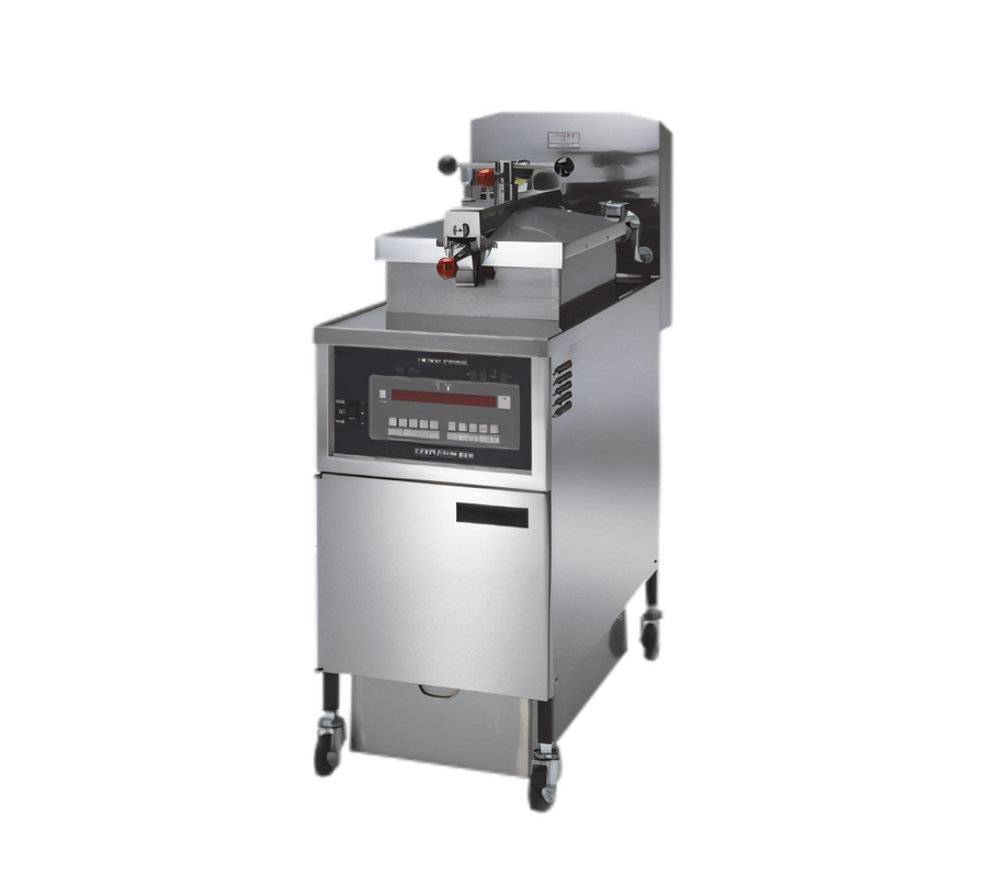 Product image #1 for Henny Penny PFE-500 Electric 4-Head Commercial Pressure Fryer with Computron 8000 Control and Built-In Filtration