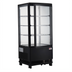 Thumbnail image #1 for BakeryXpress Countertop Refrigerated Display Case with 1 Hinged Glass Door and 3 Adjustable Shelves