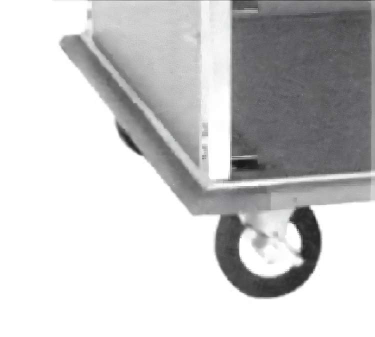 Product image #1 for Cres Cor Perimeter Bumper for Cabinets and Racks, Non-Marking Gray Rubber