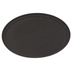 Thumbnail image #1 for Omcan 26-Inch Oval Black Non-Slip ABS Serving Tray