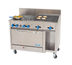 Thumbnail image #1 for Comstock-Castle 48-Inch Gas Range with 6 Open Burners, 12-Inch Char-Broiler, 31.5-Inch Oven and Storage Cabinet Base