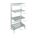 Thumbnail image #1 for Channel Manufacturing T-Bar Cantilevered Shelving Unit, 60W x 24D x 72H, Aluminum