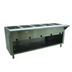 Thumbnail image #1 for Advance Tabco Triumph Supreme Stainless Steel 5-Well LP Gas Hot Food Table with Enclosed Base and Open Undershelf