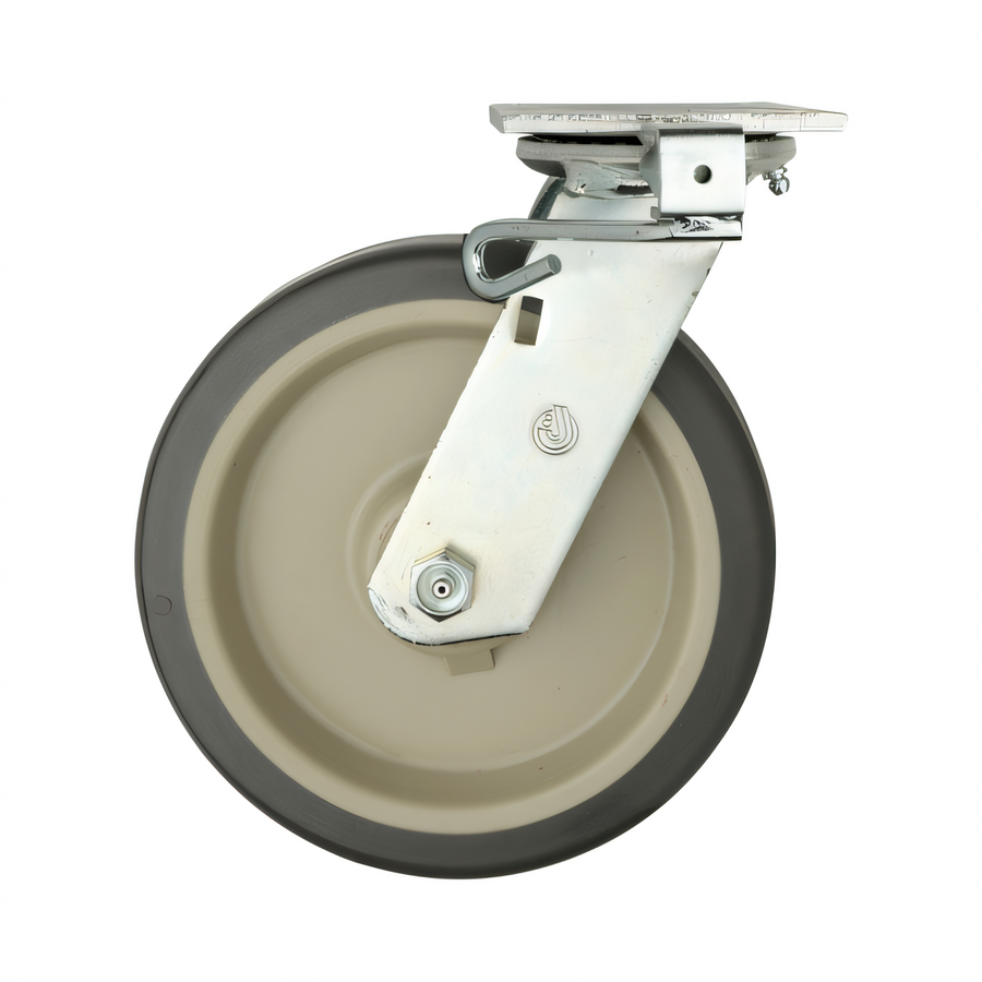 Product image #1 for Metro Super Erecta 8-Inch Polyurethane Swivel/Rigid Lock Dolly Plate Caster