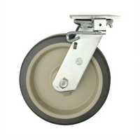 Metro Super Erecta 8-Inch Polyurethane Swivel/Rigid Lock Dolly Plate Caster