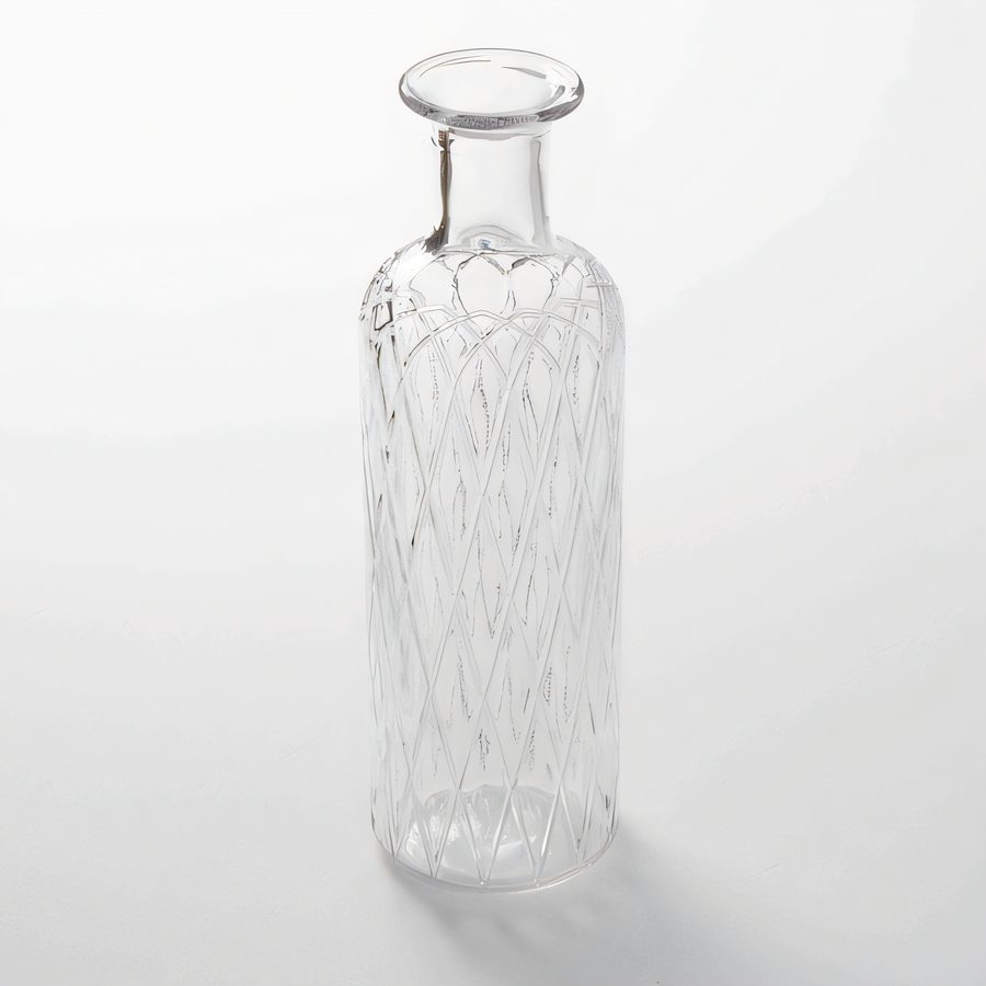Product image #1 for American Metalcraft 28 oz Diamond-Etched Fully Tempered Glass Water Bottle / Carafe