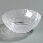 Thumbnail image #1 for CFS Brands Petal Mist 690407 18 oz. 6-Inch Clear Polycarbonate Scalloped Bowl Case of 36
