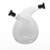 Thumbnail image #1 for American Metalcraft Dual-Chamber Oil & Vinegar Cruet, Clear Hand-Blown Glass, 16 oz.