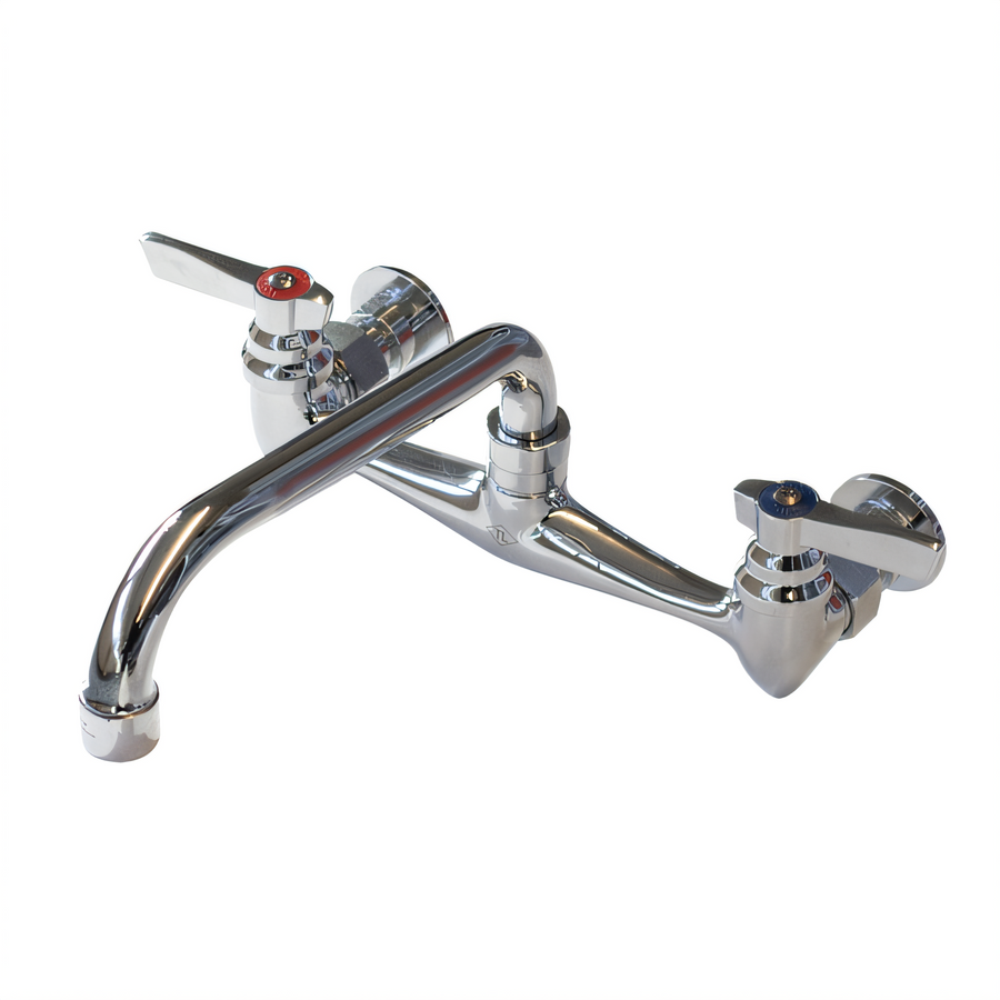 Product image #1 for Heavy Duty 8-Inch O.C. Splash-Mount Faucet with 8-Inch Swing Spout