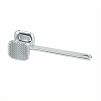 Winco 2-Sided Aluminum Meat Tenderizer with 3 x 3-Inch Square Head, 10-1/2-Inch Overall Length