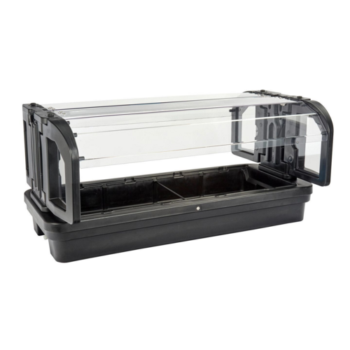 Product image #1 for Cambro Versa 5-Foot Tabletop Food Bar with Sneeze Guard, Black