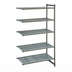Thumbnail image #1 for Cambro CBA184284V5580 Camshelving® Basics Plus Stainless Steel Shelving
