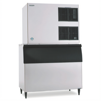 Hoshizaki KM-1900SWJ Commercial Stackable Crescent Cube Ice Maker, Water-Cooled, Self-Contained, 1,880 lb/24 Hr, 48 Inch Wide