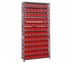 Thumbnail image #1 for Quantum Heavy-Duty Stationary Wire Shelving Unit with 13 Shelves and 96 Bins, 36