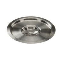 Winco Stainless Steel Bain Marie Cover for 4-1/4 Qt Round Pan, Mirror Finish