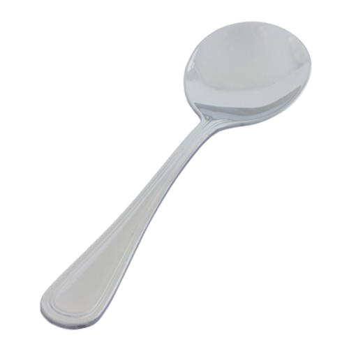 Product image #1 for Simplicity 5-3/4 Inch Heavy Weight Bouillon Spoon, 18/8 Stainless Steel, Mirror Finish