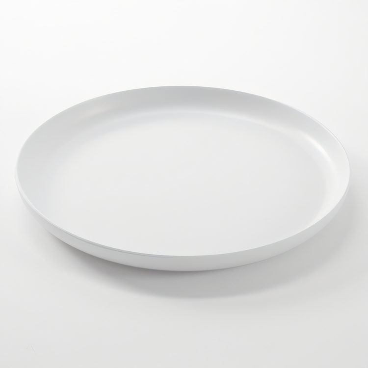 Product image #1 for 10-1/2 Inch White Round Melamine Coupe Plate