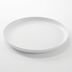 Thumbnail image #1 for 10-1/2 Inch White Round Melamine Coupe Plate