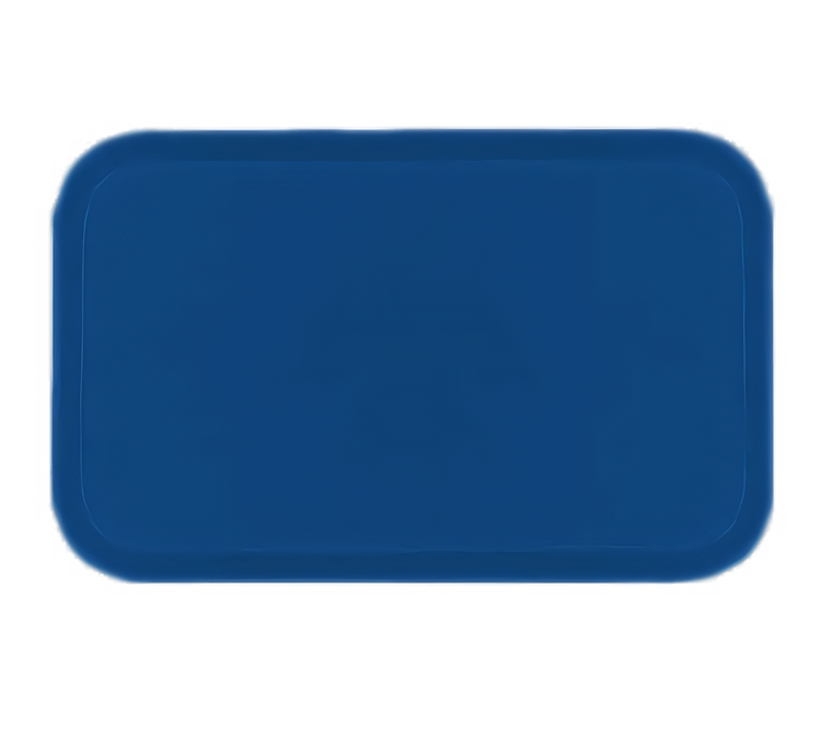 Product image #1 for Glasteel Rectangular Fiberglass Cafeteria Tray, 16-3/8 x 12 Inch, Navy
