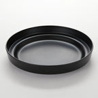Thumbnail image #1 for American Metalcraft MSEA12B 13-Inch Round Black Melamine Seafood Tray Case of 12