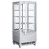 Thumbnail image #1 for Winco 4-Tier Countertop Refrigerated Beverage Display Case, White, 100-Can Capacity