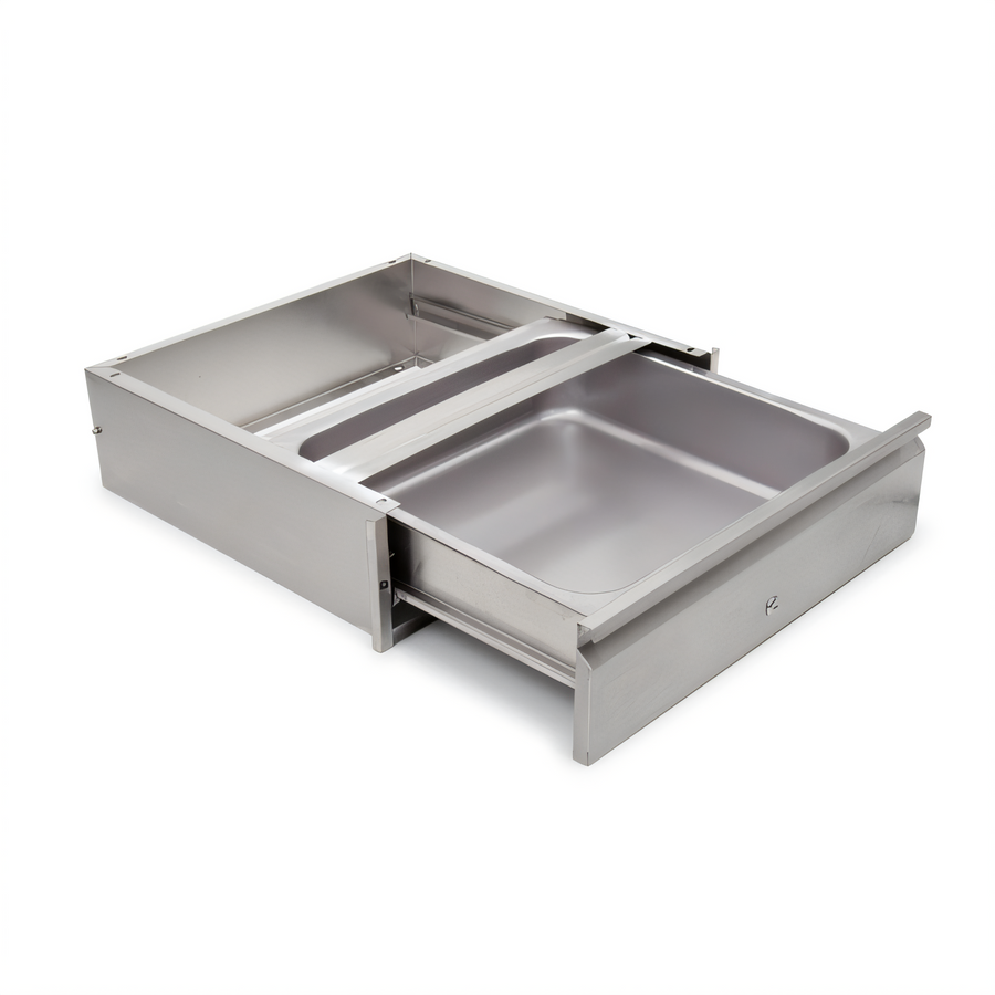 Product image #1 for John Boos Stainless Steel Self-Closing Locking Work Table Drawer for 24-Inch Deep Tables