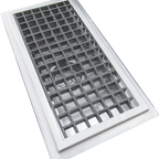 Thumbnail image #1 for IMC/Teddy ASFT-2172-CH Anti-Spill Stainless Steel Floor Trough, 72"W x 21"D, 6" Deep, Beehive Strainer
