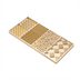 Thumbnail image #1 for Krowne Brass Ice Design Plate, 8 Inch W x 4 Inch D, 10 mm Thick