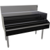 Thumbnail image #1 for Glastender 42-Inch Freestanding Stainless Steel Underbar Liquor Steps, 4-Step