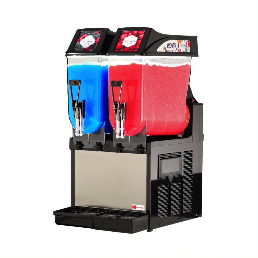 Product image #1 for Crathco Beverage Frosty 2 Countertop Double-Bowl Frozen Granita Dispenser