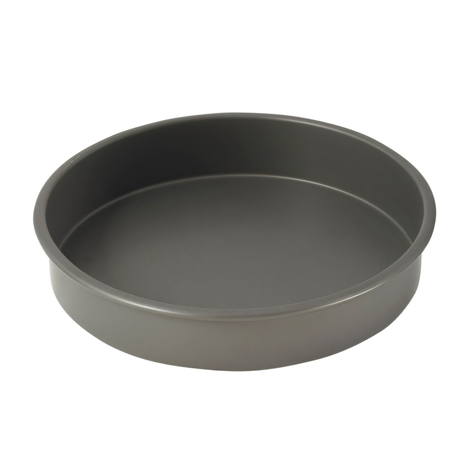 Product image #1 for Winco Deluxe 10-Inch Round Hard Anodized Aluminum Cake Pan, 2-Inch High