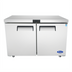 Thumbnail image #1 for Atosa Two-Section Undercounter Reach-In Refrigerator, 17.2 Cu. Ft., Rear-Mounted Self-Contained, Solid Doors