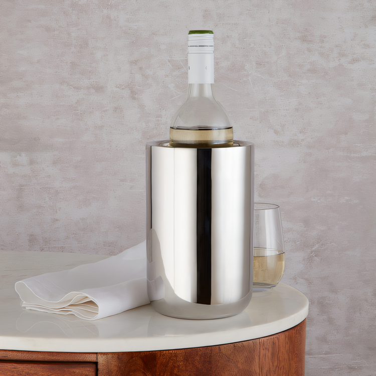 Product image #1 for American Metalcraft Vesper Collection 1-Bottle Double-Wall Stainless Steel Champagne Holder & Wine Cooler