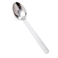 American Metalcraft 13-1/4 Inch Solid Hammered Vintage Stainless Steel Serving Spoon