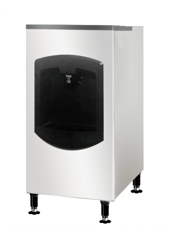Product image #1 for Resolute Ice Systems IDB130 Countertop No-Touch Ice Dispensing Bin, 130 lb Storage, Stainless Steel