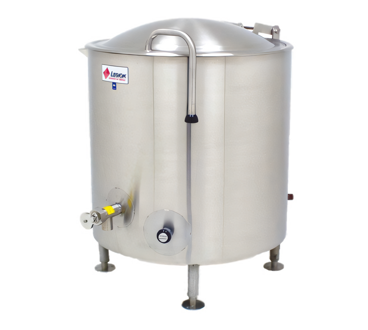Product image #1 for Legion LTI-125 125-Gallon Insulated 2/3 Jacketed Stationary Direct Steam Kettle