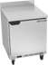 Thumbnail image #1 for Beverage-Air Single-Section 27-Inch Stainless Steel Worktop Freezer with Solid Door, 5.87 Cu. Ft., Rear-Mounted Self-Contained Refrigeration