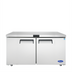 Thumbnail image #1 for Atosa 60.2-Inch Wide Two-Section Undercounter Freezer, 17.2 Cu. Ft., Stainless Steel