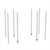 Thumbnail image #1 for Metro qwikTRAK High Density Track Shelving Stationary End Unit Kit with 74-Inch Posts