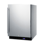 Thumbnail image #1 for Summit Commercial SCFF53BCSS 24-Inch Undercounter All-Freezer, 4.7 Cu. Ft., Built-In/Freestanding, Stainless Steel