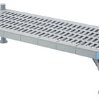 Thumbnail image #1 for Quantum Millenia QP184814VP Vented-Top Polymer Dunnage Rack, Gray, 48 x 18 x 14 Inches