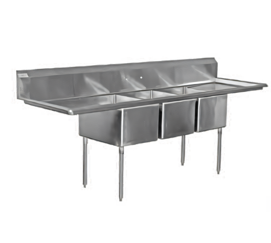 Product image #1 for Serv-Ware 3CWPH18182-24 Compartment Sinks