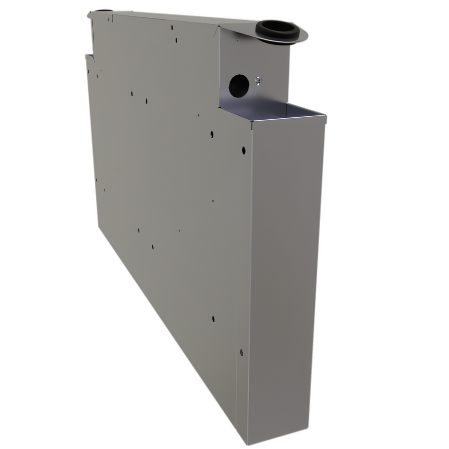 Product image #1 for Glastender Extra Deep Pass-Thru Underbar Soda Gun Holder with Integral Drip Pan