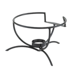 Thumbnail image #1 for Vollrath Intrigue® 46549 Black Powder-Coated Chafer Stand for Round Induction Chafers