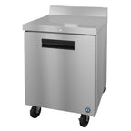 Thumbnail image #1 for Hoshizaki Steelheart WR27B-01 27-Inch One-Section Worktop Refrigerator, 7.21 Cu. Ft., Solid Door, Stainless Steel, Casters